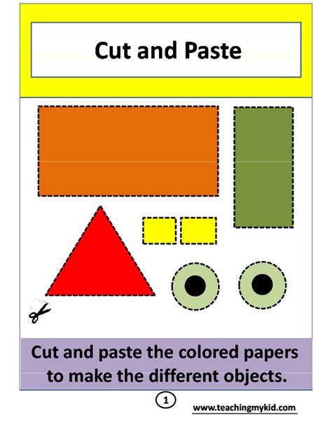 Free Cut And Paste Worksheets