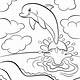 Free Dolphin Coloring Pages