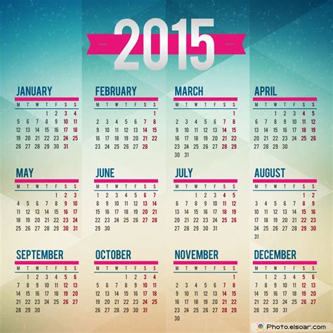 2015 calendar printable Free Large Images