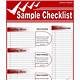Free Download Checklist Template