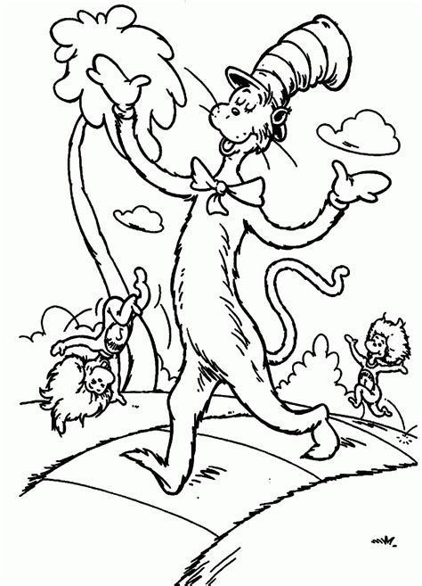 Free Dr Seuss Printable Coloring Pages