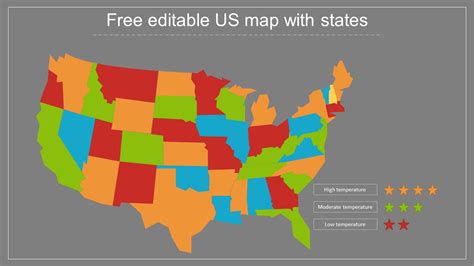 Free Editable Us Map Template
