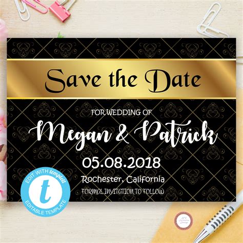 Free Electronic Save The Date Templates