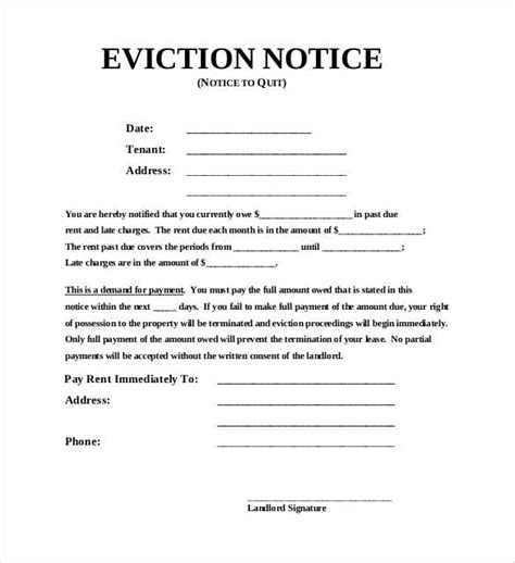 Browse Our Image of Lease 60 Day Notice Template in 2020 Eviction