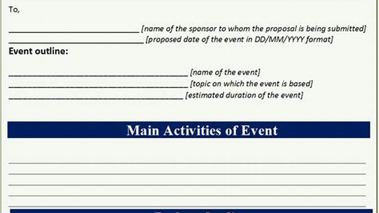 Free Excel Templates for Project Proposals