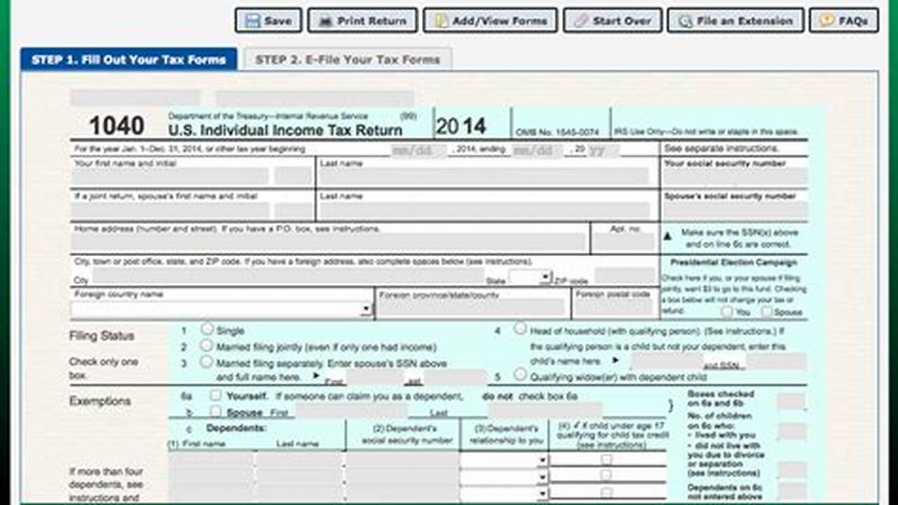 Free File Fillable Forms 2024
