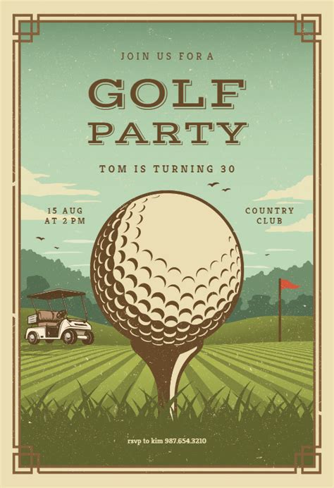 Free Golf Invitation Template