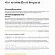 Free Grant Proposal Template