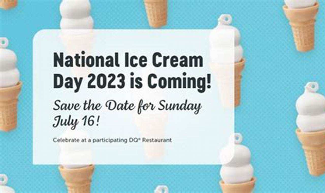 Free Ice Cream Day 2024 Dairy Queen Nj