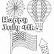 Free July 4th Coloring Pages