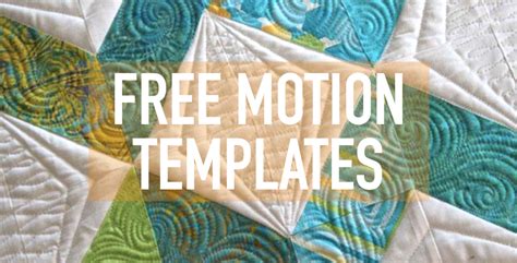 Free Motion Template