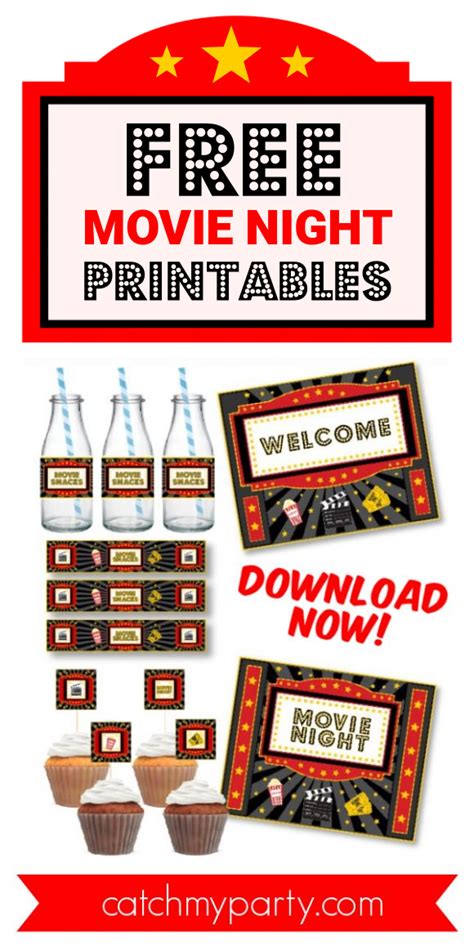 Free Movie Night Printables