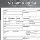 Free Notary Journal Template