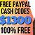 Free Paypal Cash Codes Hack