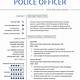 Free Police Officer Resume Templates