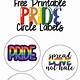 Free Pride Printables