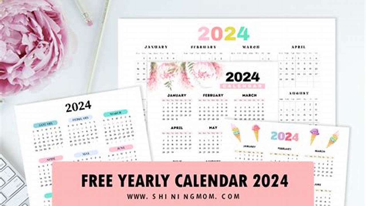 Free Printable 1 Page 2024 Calendar Google