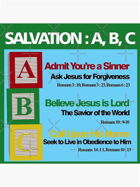 Free Printable Abc Of Salvation Printable