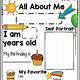 Free Printable All About Me Poster