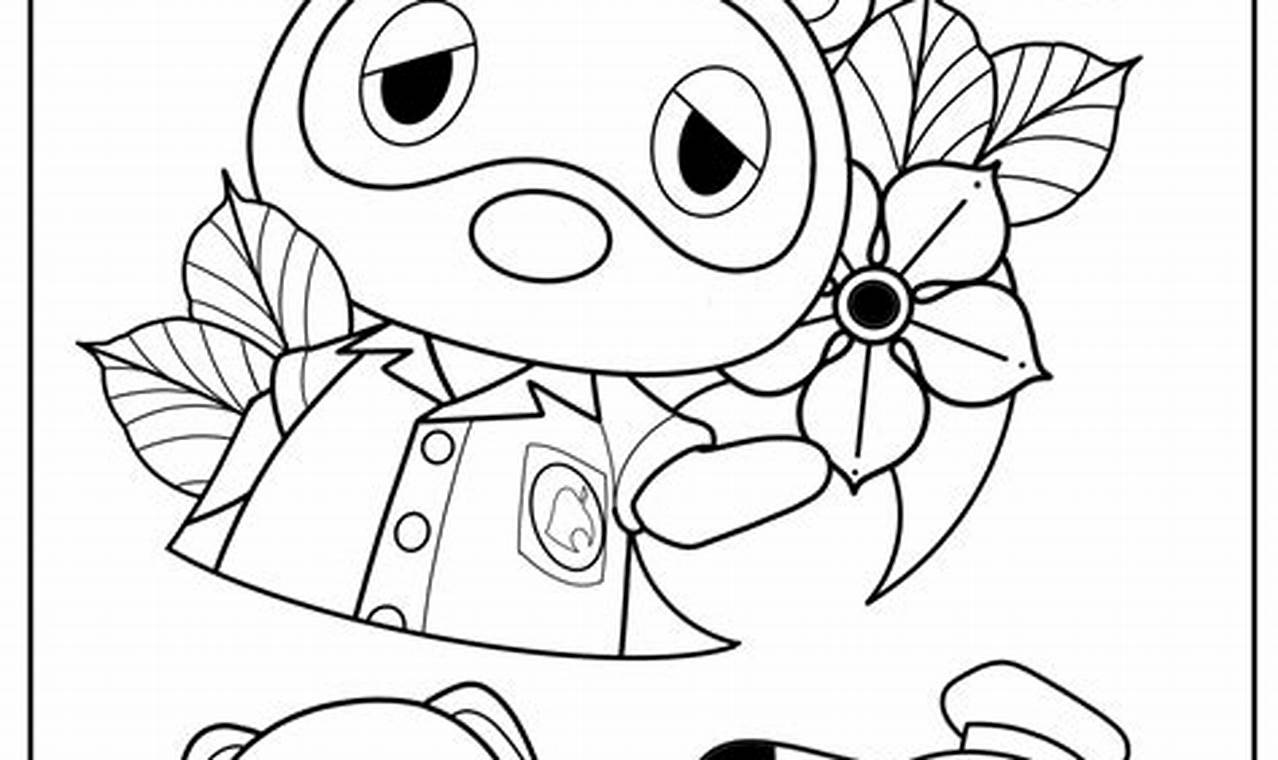 Free Printable Animal Crossing Coloring Pages