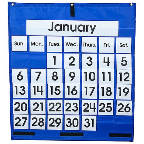 Free Printable Calendar Numbers For Pocket Chart