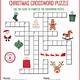Free Printable Christmas Puzzles