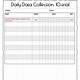 Free Printable Data Collection Sheets