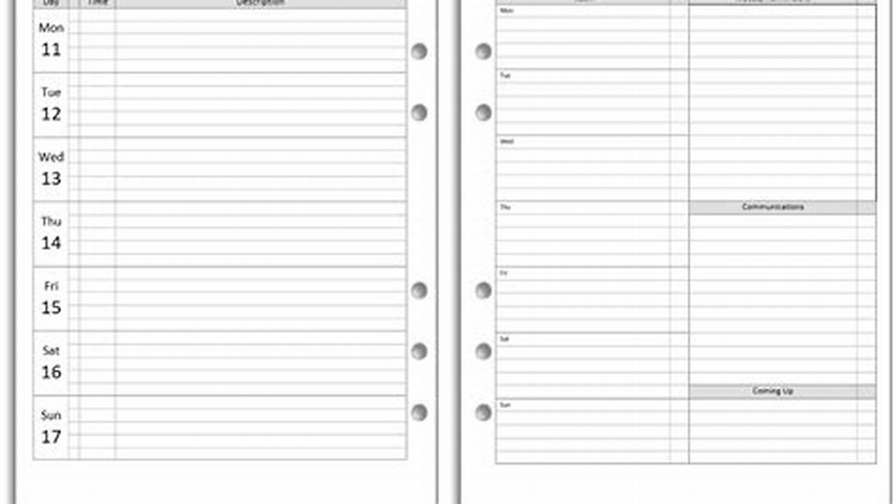 Free Printable Diary Pages 2024