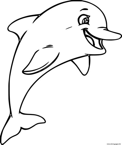 Free Printable Dolphin Coloring Sheets