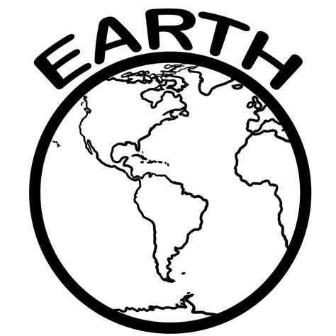 Free Printable Earth Coloring Pages