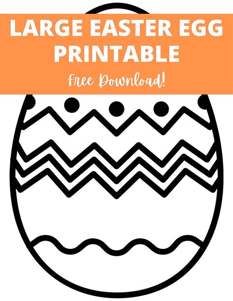 Free Printable Easter Eggs Template