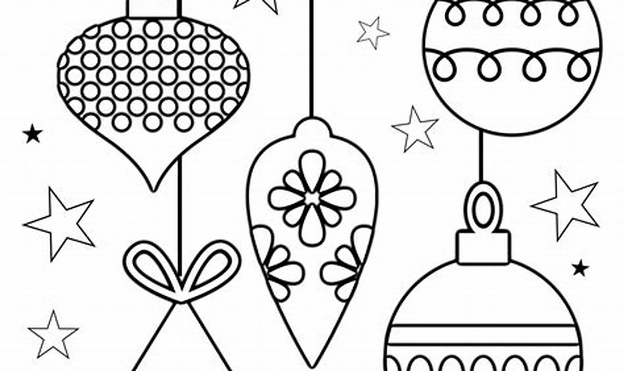 Free Printable Easy Christmas Coloring Pages For Kids