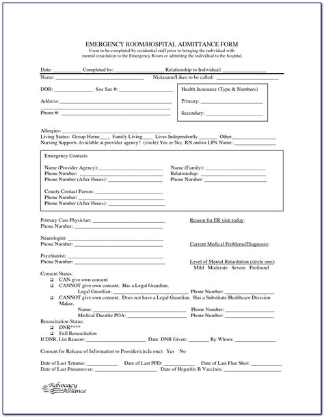 Free Printable Fake Hospital Discharge Papers