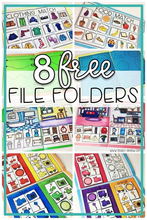 Free Printable File Folder Activities For Special Education