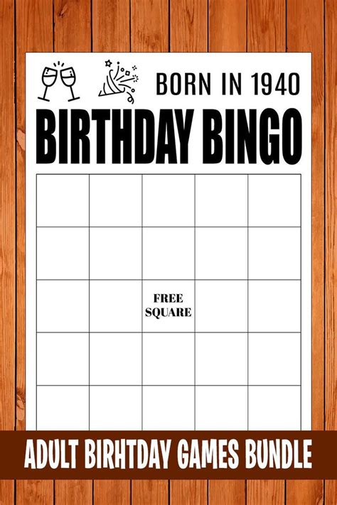 Free Printable Games For 80th Birthday Party