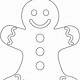 Free Printable Gingerbread Man Coloring Pages