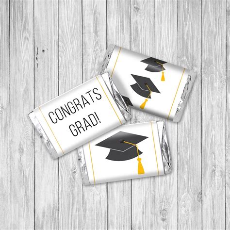 Free Printable Graduation Candy Bar Wrappers