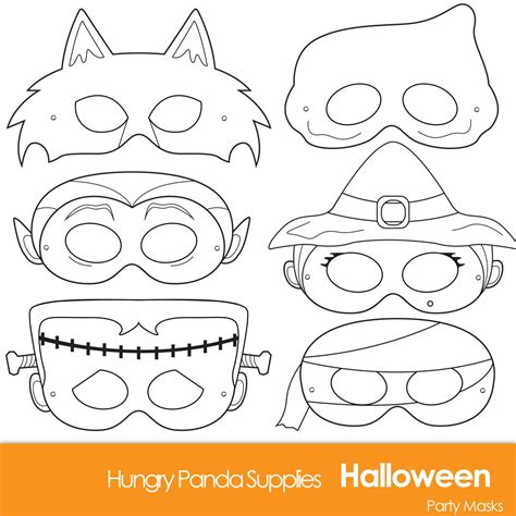Free Printable Halloween Mask Templates