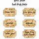 Free Printable Harry Potter Party Food Labels