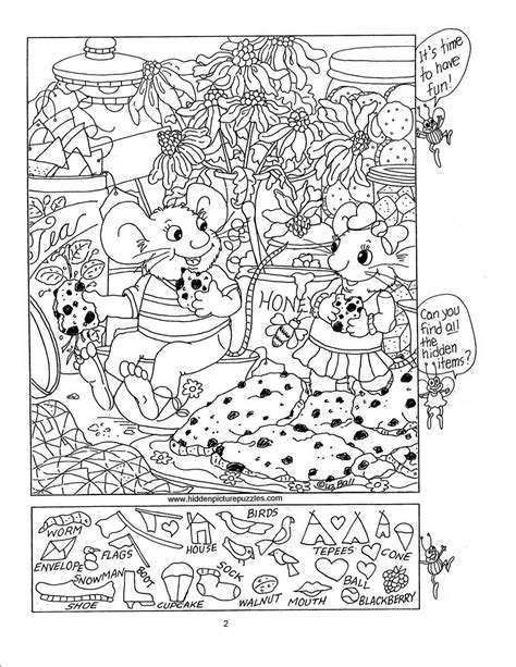 Free Printable Hidden Picture Puzzles