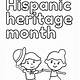 Free Printable Hispanic Heritage Coloring Pages