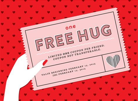 Free Printable Hug Coupons