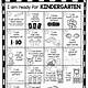 Free Printable Kindergarten Readiness Checklist