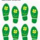 Free Printable Leprechaun Footprints