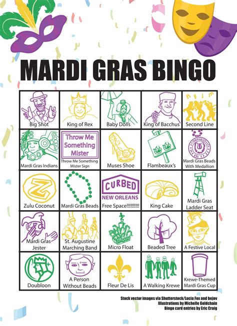 Free Printable Mardi Gras Games