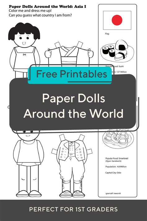 Free Printable Multicultural Paper Dolls Printable