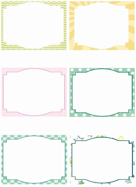 Free Printable Note Card Template