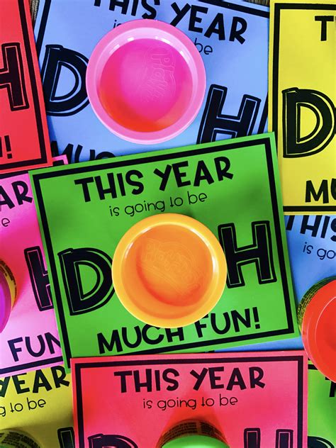 Free Printable Play Doh Gift Tags