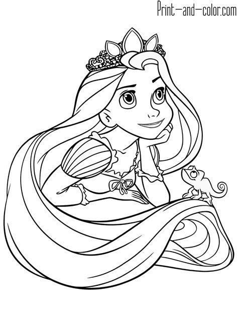 Free Printable Rapunzel Coloring Pages