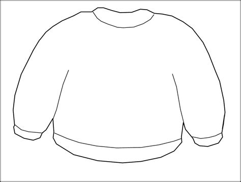 Free Printable Sweater Template